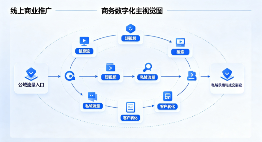东城区线上商业推广怎么做？全域流量闭环搭建与低成本转化实战指南